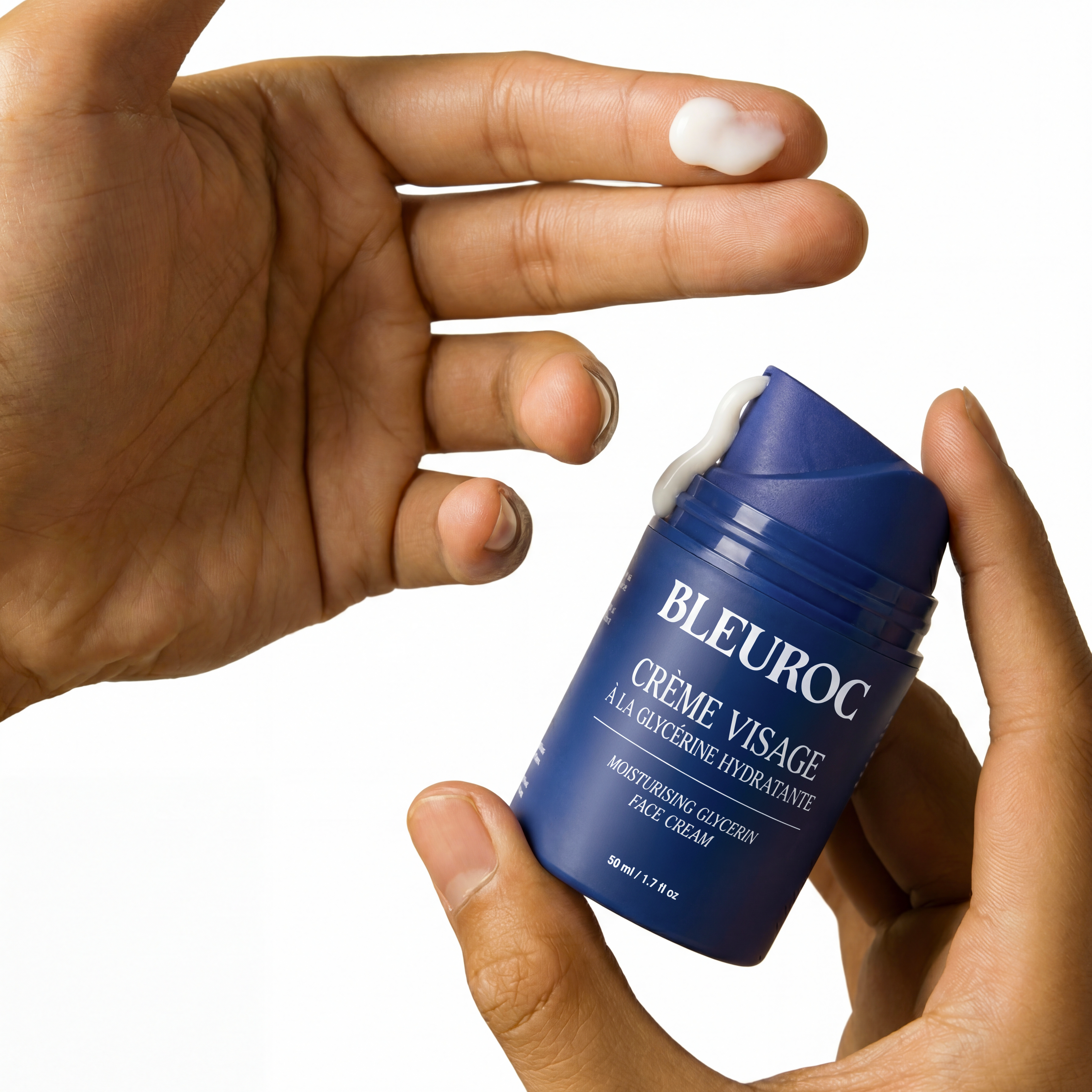 Crème visage hydratante à la glycérine